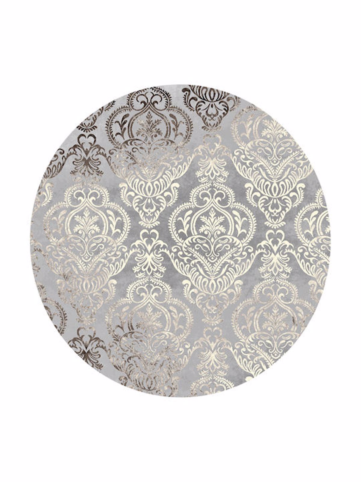 Tzikas Carpets Strongulo Xali ''VINTAGE'' Kafe/Ggri F160cm 23014-956